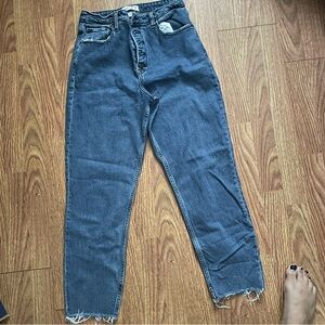 Abercrombie & Fitch Curve Love Mom High Rise Jean